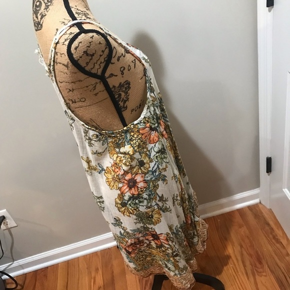 🌸VINTAGE FREE PEOPLE Dress/Beach Cover Up - Picture 3 of 10
